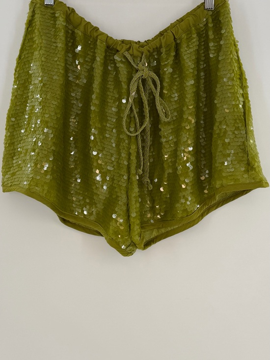 Free People Pants - NWT Free People Wisteria Sequin Shorts Green Size Medium
